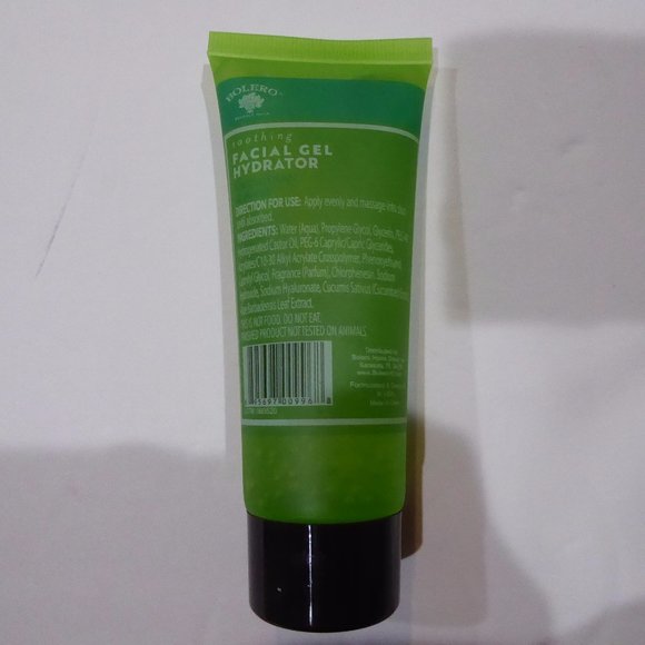 BOLERO SOOTHING FACIAL GEL HYDRATOR, CUCUMBER+ALOE - Picture 2 of 4